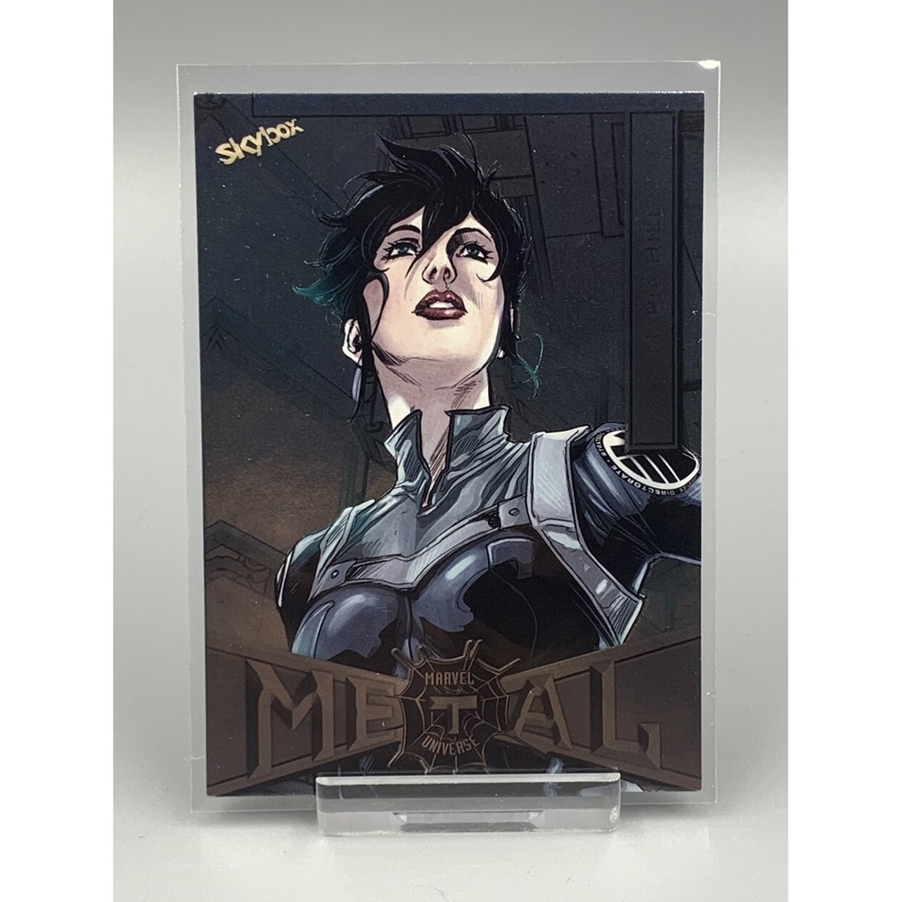 2021 Skybox Marvel Spider-Man Metal Universe Maria‎ Hill